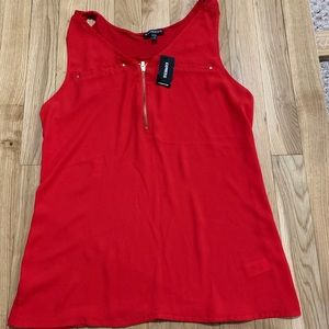 NWT Express tank top in red